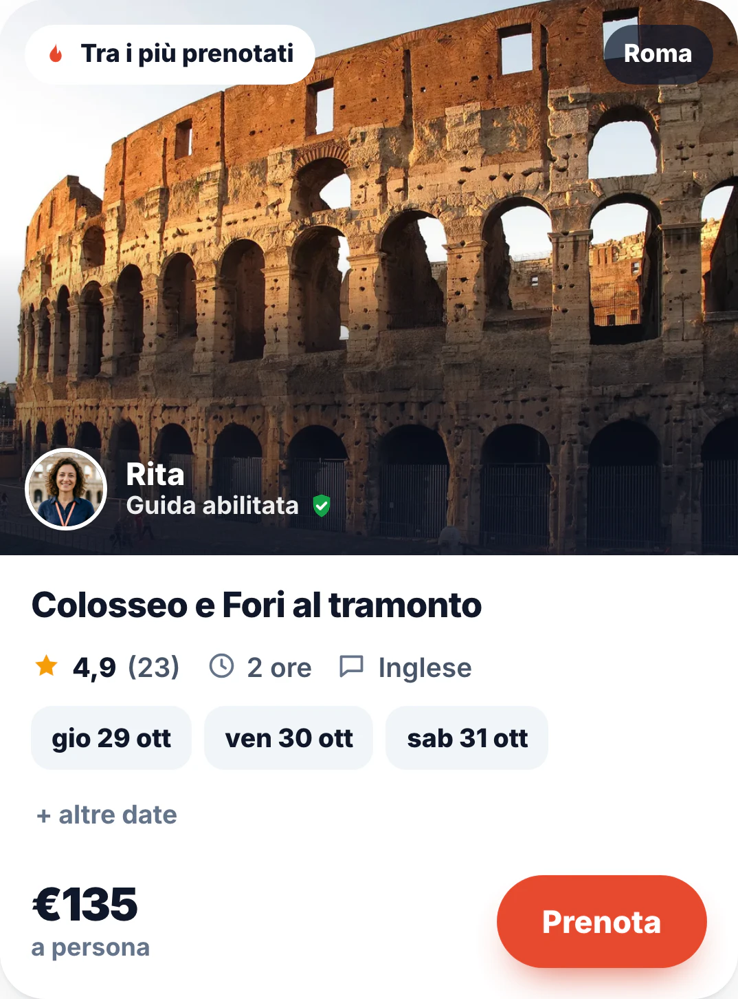La scheda di un tour su asktour.it/esperienze